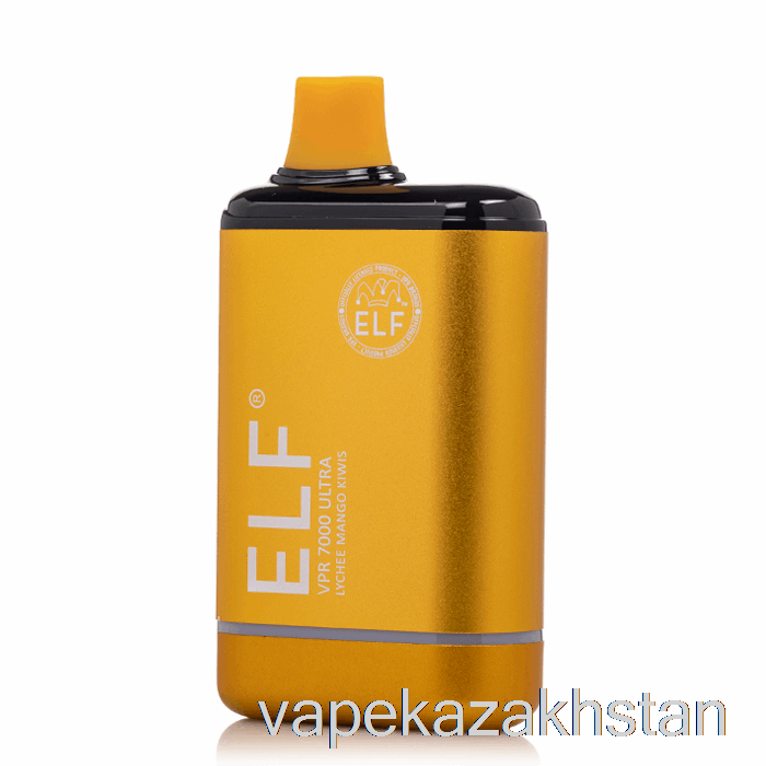 Vape Kazakhstan ELF VPR 7000 Ultra Disposable Lychee Mango Kiwis